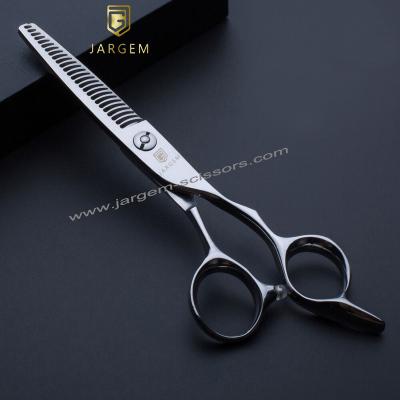 China Straight Scissors 26 Teeth Hair Thinning Scissors 6 Inch Barber Scissors For Hairdressing for sale