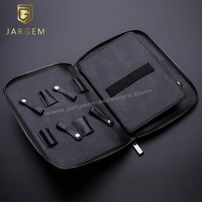 China 8 Pcs Hairdressing Scissors Hairdressing Tools Barber Scissors Leather Case Hair Scissors With Small MOQ for sale