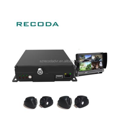 China 4G GPS WIFI G SENSOR 4Ch SD Card AI DVR MDVR Mobile CCTV Camera For Car DVR Vehicle Truck CCTV Camera for sale