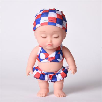 China Toy European Hot Sale Cross-Border Soft Vinyl Reborn Baby Doll 22cm Cute Baby - Doll For Wholesale for sale