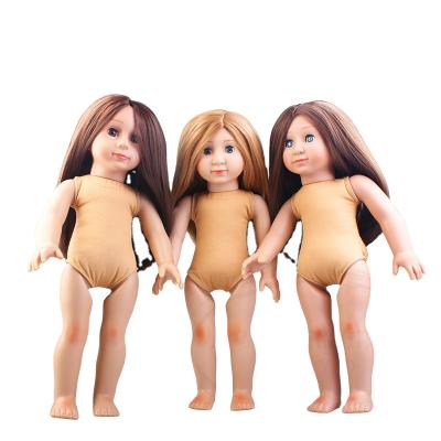 China OEM MYSO 18 Inch Doll Vinyl Plastic Soft American Doll Support Customize for sale