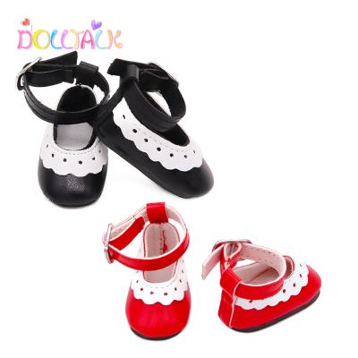 China Doll Shoes Amazon Fashion 18 Inch American Doll Customized Lace Princess Dance Pretty Ballet Dress Wavy Doll Shoes for sale