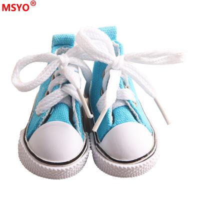 China Factory Direct BJD Doll Shoes 5cm Classic Doll Shoes Sneakers Canvas Sneakers Shoes Doll Shoes for sale