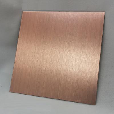 China Hairline Stainless Steel Sheet AFP Finish Four Feet for sale