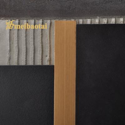 China Edelstahl-Boden-Übergangs-Streifen U PVC-7c, der 0.65mm Stärke umrandet zu verkaufen