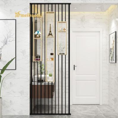 China PVD Black Coated Metal Room Divider Panels Partition EN Standard for sale