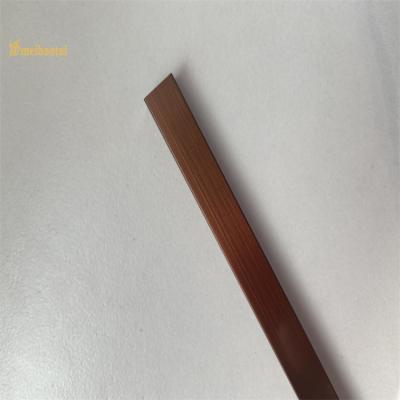 Chine Fente Profilm de l'épaisseur U de Champagne Stainless Steel Tile Trim 0.6MM à vendre