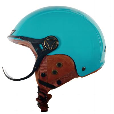 China Vintage Motorcycle Helmet Half Face Open Face Motorcycle Helmet Open Face Scooter Helmets for sale