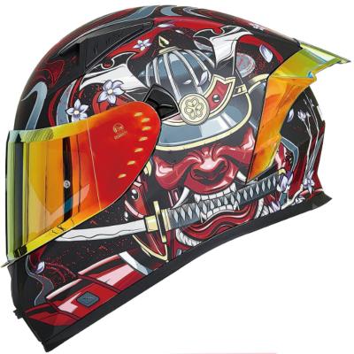 China DOT Customized Color Full Face Motorcycle Helmet Full Face Motorcycles Helmet With Quick And Easy Buckle In Stock for sale