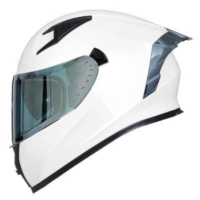 China Desert White Super Cool High Quality Motor Helmet Full Face Motorcycle Helmet ABS Certification Dustproof National Safety DOT Helmet Motorcycle for sale