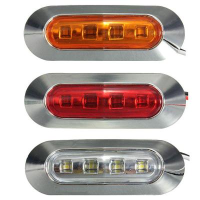 China As New 1Pcs Waterproof Dustproof Image Marker Clearance Tail Lamp Side Parking 12V/24V LED For Truck Car Trailer Rear Signal Light#297265 for sale