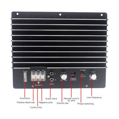 China Powerful Bass Car Amplifier Board DIY 1500W 12V Car Amp Power Amplifier Subwoofer Audio For Auto Car Player 22.3cm/8.78inch x17.2cm/6.77inch. for sale