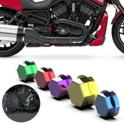 China 30Pcs Motorcycle Luxury Universal Modification Accessories Main Screw Nut Cap Cover Decorative Parts for sale