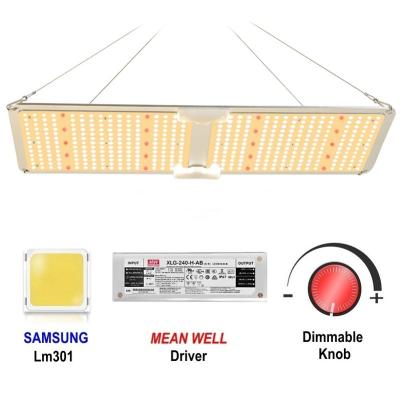 China FLOWER Samsung lm301h v4 panel with 660nm 240w full spectrum red led grow light kits for sale