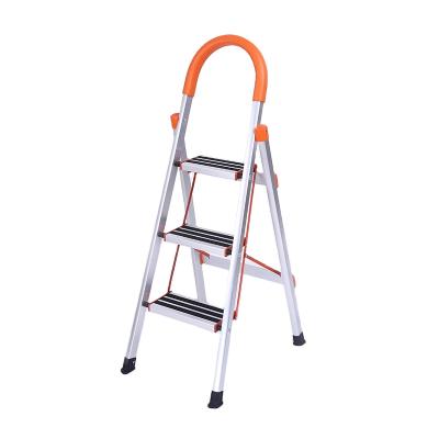 China Aluminum Material Feature Collapsible Folding Ladders Folding Ladder Anti-skid Step Ladder for sale