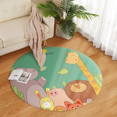 China Kids Play Mat Baby Waterproof Vegan Floor Mats Baby Play Mat Recycled Leather Leather Place Mat for sale