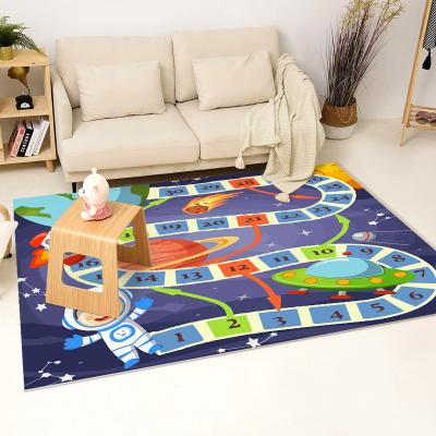 China Kids Play Mat Leather Eco-Friendly Blankets Vegan Carpet Baby Play Floor Home Mat For Kids Room for sale