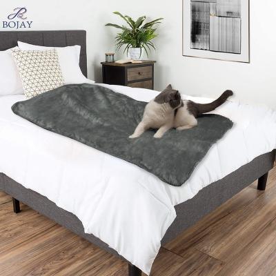 China Waterproof Custom Small Dogs Design Cats Soft Sherpa Fleece Waterproof Pet Blanket for sale