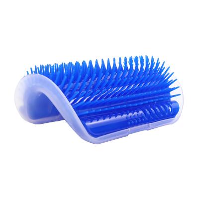 China The Viable Comb Cat Corner Scratcher Brush Wall Corner Massager For Indoor Massager Perfect Soft Comb Cat Scratcher Tool for sale