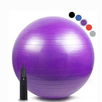 China Hot Selling Eco-friendly PVC Anti Shatter PVC Gym Exercise Sports Yoga Ball With Compressor for sale