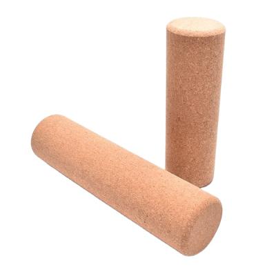 China Cork Fitness Equipment Soft Eva Cork Exercise Massage Foam Roller for sale