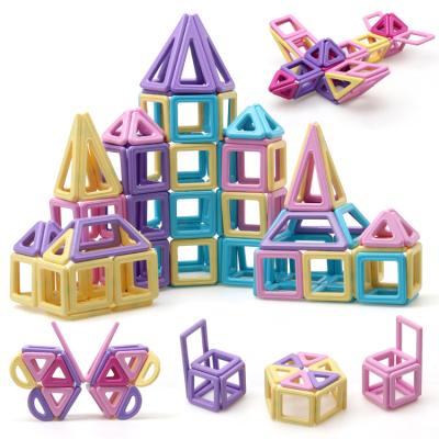 China 2021 Best Selling Eco-friendly Material Magnet Educational Toy Builders Magnetic Building Blocks Sets For Kids Gift for sale