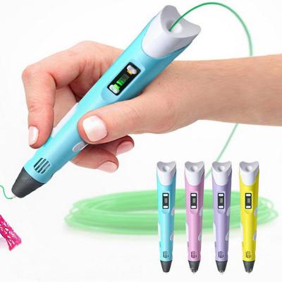 China Other New Model Educational Toys 2021 Easy To Handle High Quality 3D Drawing Pen 3 D Printer Pen With ABS/pla Filament for sale