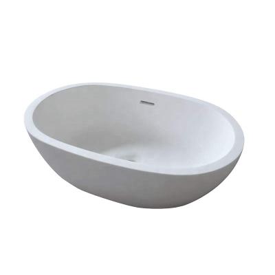 China PG Caststone Eco-Friendly Artificial Stone Outdoor Oval Hand Wash Bowl Bathroom Basin Solid Matt Or Glossy Countertop Sink Vessel for sale