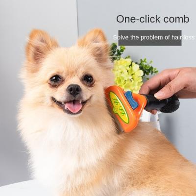 China Wholesale Supply Pet Comb Pet Hair Removal Comb Dog Hair Comb Stabilized Beauty Feeds Multi-size Clearing for sale