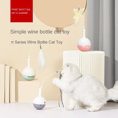 China Hot Selling New Product PVC Amazone ABS PP PVC Cats Riddle Toy Cats Tumbler Automatic Cats Ball Teasing Wholesale for sale