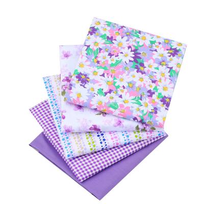 China breathable & Eco - Friendly New Hot Selling Purple Cotton Fabric DIY Patchwork Crafts for sale