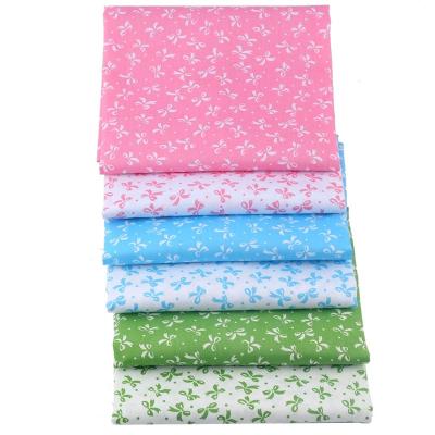 China breathable & DIY Bow Printing Handmade Sewing Twill Various Colors Eco - Friendly for sale