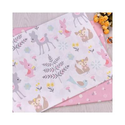 China breathable & Eco-Friendly Cartoon Cute Owl Printed Cotton Fabric Twill DIY Eco-Friendly Patchwork For Sewing Quilting Crafts for sale