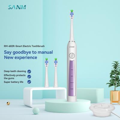 China DC 5V Charger Base 2023 3 Speed ​​Adult Home USB Inductive Charging (USB Connector) New Electric Toothbrush Charging Sonic Power Toothbrush Whitening Toothbrush for sale