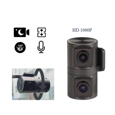 China Super Dual Mini Car Camera Twin G-sensor Night Vision 1080p Lens Front View Car Inside HD Infrared Camera For 2ch Mini MDVR Camera for sale