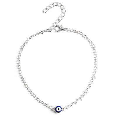 China Trendy Thin Blue Evil Eye Bracelets Jewelry Fashion Turkish Devil Eyes Bracelet For Women Girl for sale