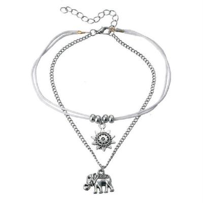 China TRENDY Sun set of neckerchief and necklace and pendant elephant for ladies for sale