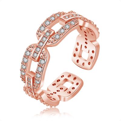 China FASHIONABLE Simple And Versatile Adjustable Snatch Index Ring For Women for sale