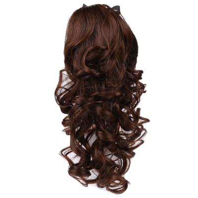 China Bond Style Ponytail Super Girl Long Curly Hair Wig Long Ponytails Wave Hair for sale