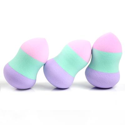 China Sponge 2020 new arrival makeup sponge ground washable color makeup splicing sponge in cosmetics puff for sale