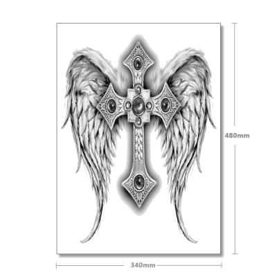 China Full Back Tattoo Paste Full Body Image Tattoo Water Transfer Sticker Temporary Back Tattoo Sticker Large for sale