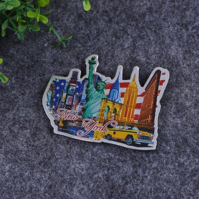 China Shape 2022 New Arrivals Die Cut Fashionable Printed Colorful Fridge Magnet Aluminum Foil Magnets for sale