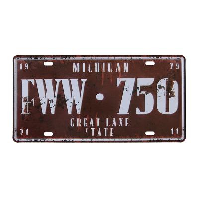 China Manufacturing gray card plates gray card aluminum plate number plates custom embossed design for sale