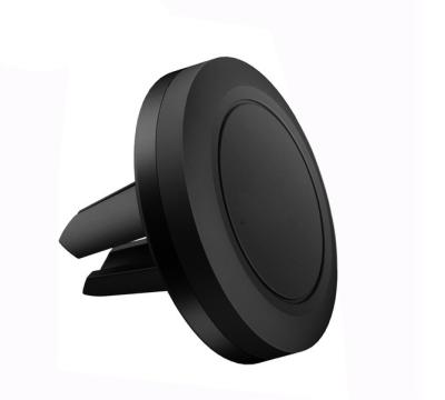 China Adjustable Universal Round Magnetic Phone Holder in Car Holder Magnet Mobile Phone Bracket Car Air Vent Mount for Cell Phones and Mini Tablets for sale