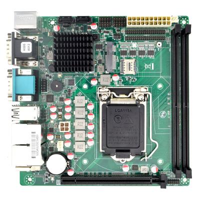 China H110 Generation Industrial Control 10*COM, 16*USB, 2*LAN, 1*PCIe X16 Mini-ITX Intel 6th/7th/8th/9th Industrial Motherboards for sale