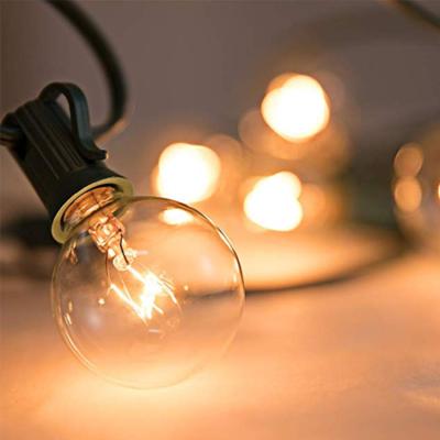 China Instrumentation 25ct G40 Globe Patio String Light for sale