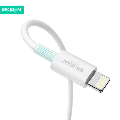 China Sikenai 3A Anti Bending Cable Data Usb Charger Fast Charging Cable For iphone 6 x 7 8 11 xs xr charger for sale