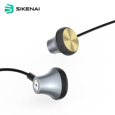 China Frosted Metal Ear Shells For Universal Extreme Bass SIKENAI 3.5MM Flat Ear Metal HD Earphone Android Apple For Music for sale