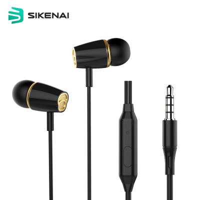 China Microphone High Fidelity Earphone SIKENAI 3.5MM HD Sound Quality High Fidelity Earphone for sale