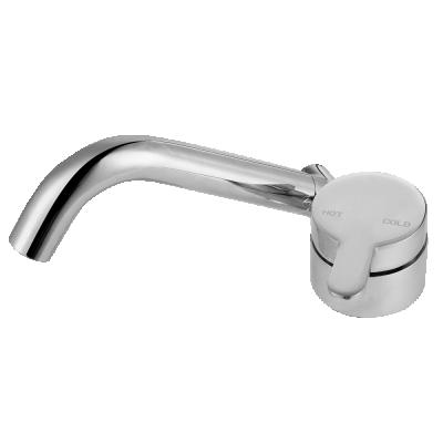 China Modern Brass Hot Cold Water Mixer Basin Faucet Kitchen Sink Faucet OEM Style Material Type The Spray Outside Handle Original Core Core ACS Valve for sale